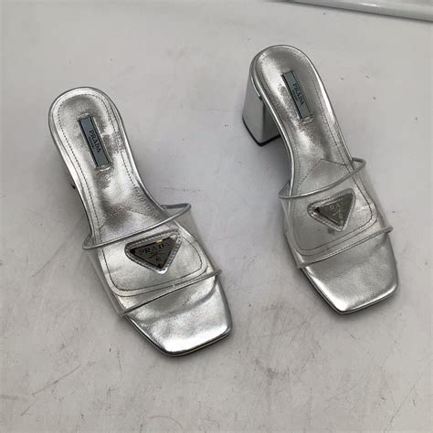 prada plexiglass heels